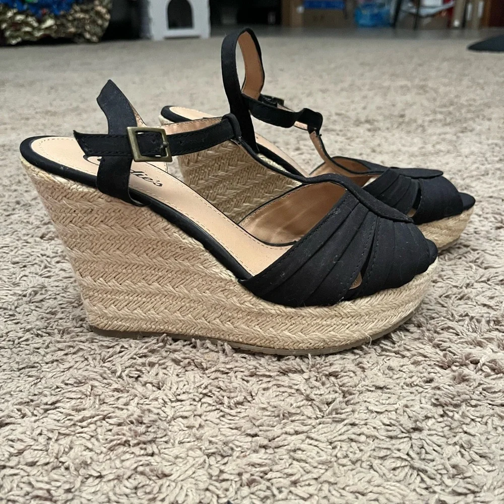 Candie’s Espadrilles Wedge Sandals